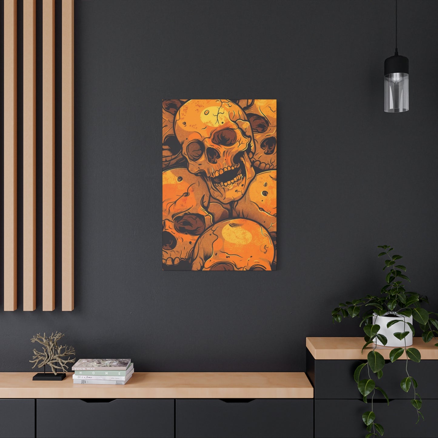 Yellow Skull Wall Art & Canvas Prints