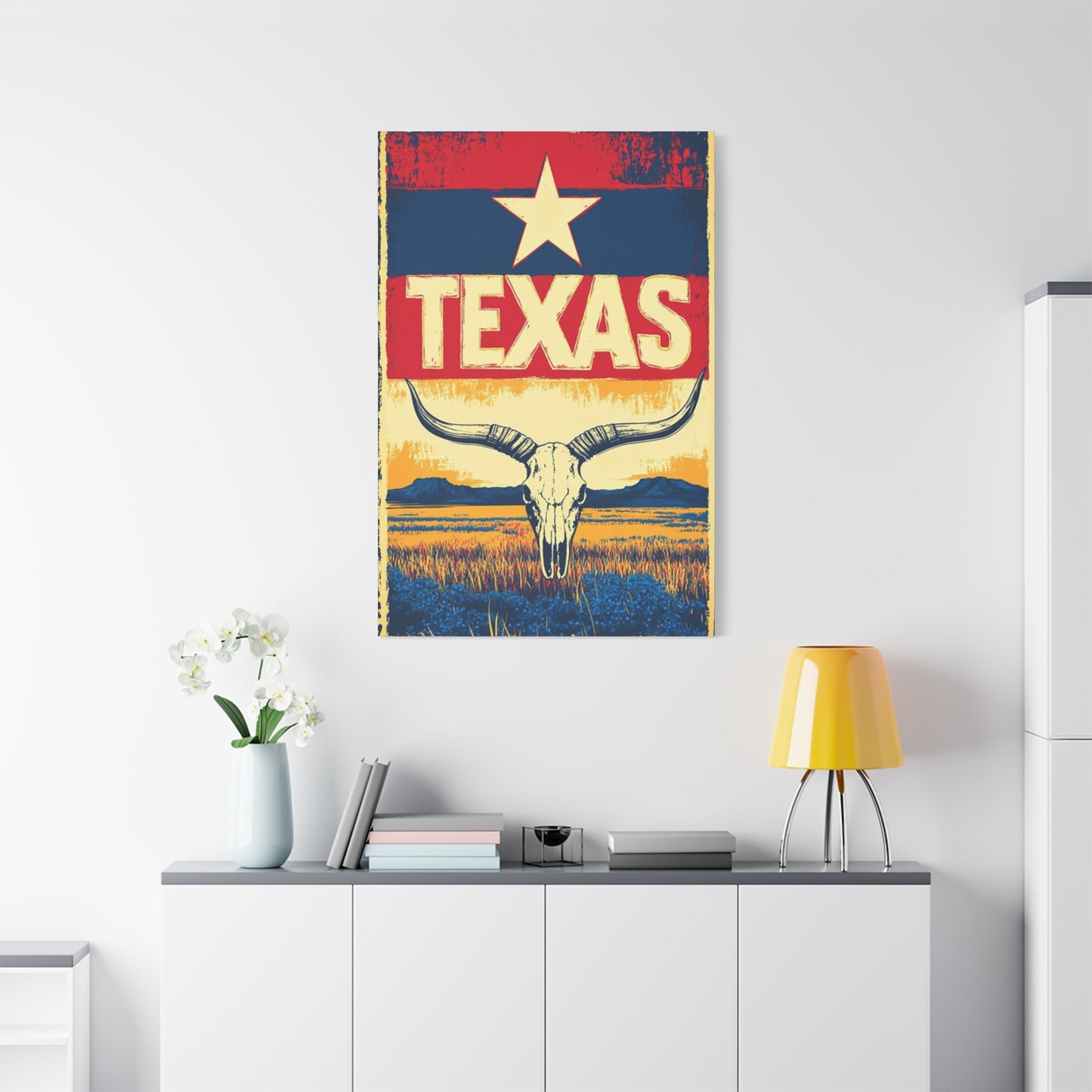 Landscape Of The Texas State Poster Wall Art & Canvas Prints