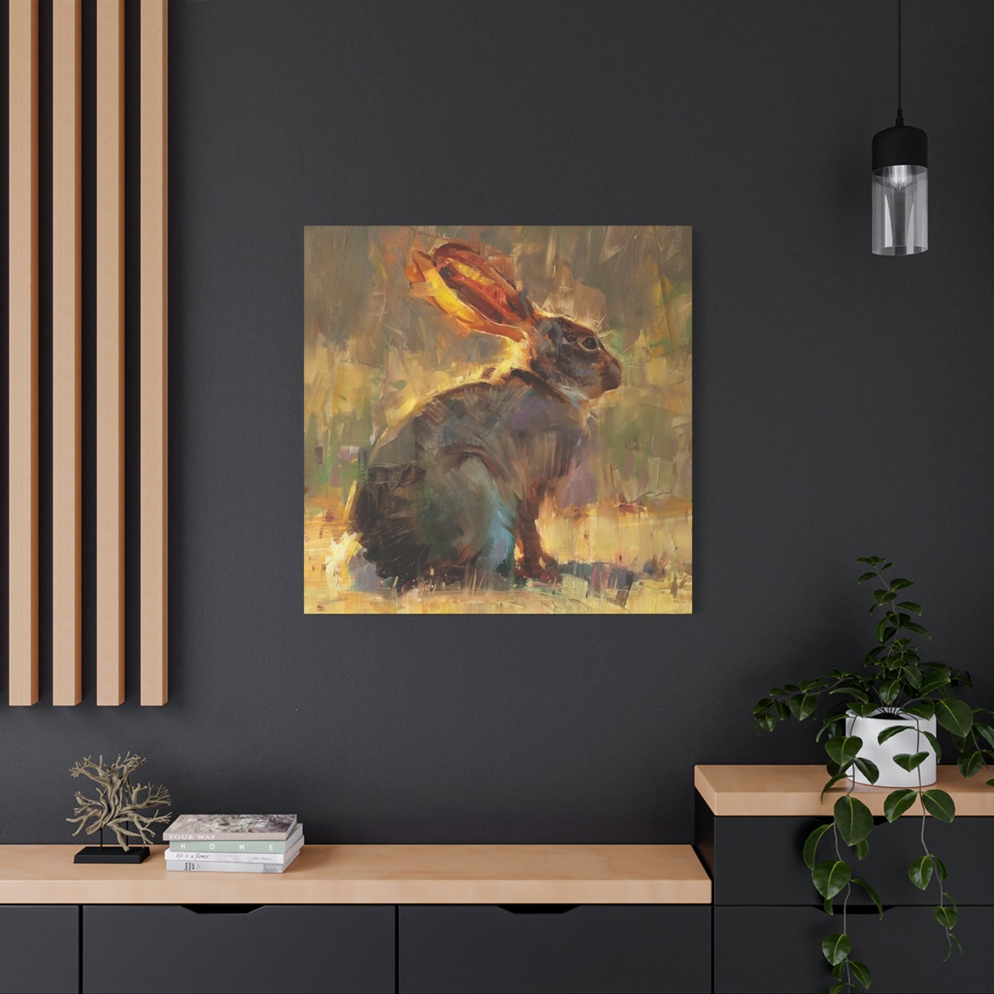 The Brown Bunny Painting Wall Art & Canvas Prints