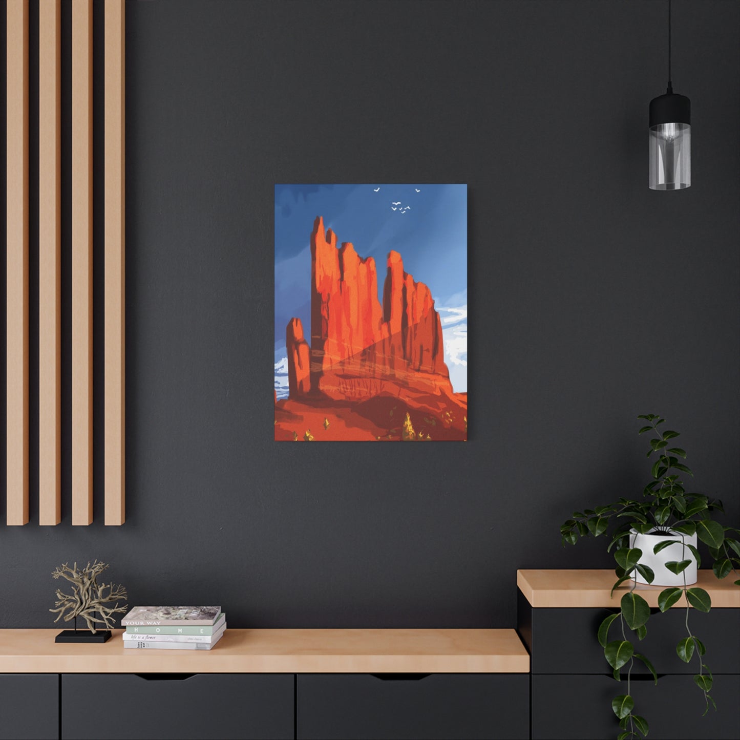 Abstract Arizona Canyon Mountain Wall Art & Canvas Prints