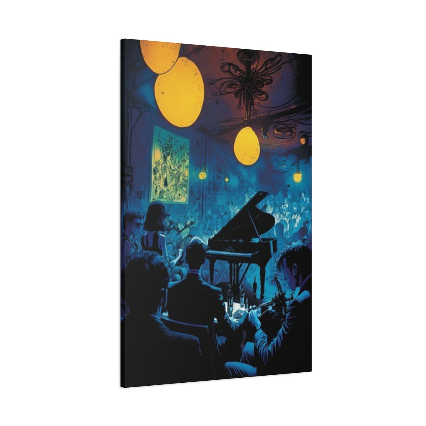 Piano In A Party Wall Art & Canvas Prints