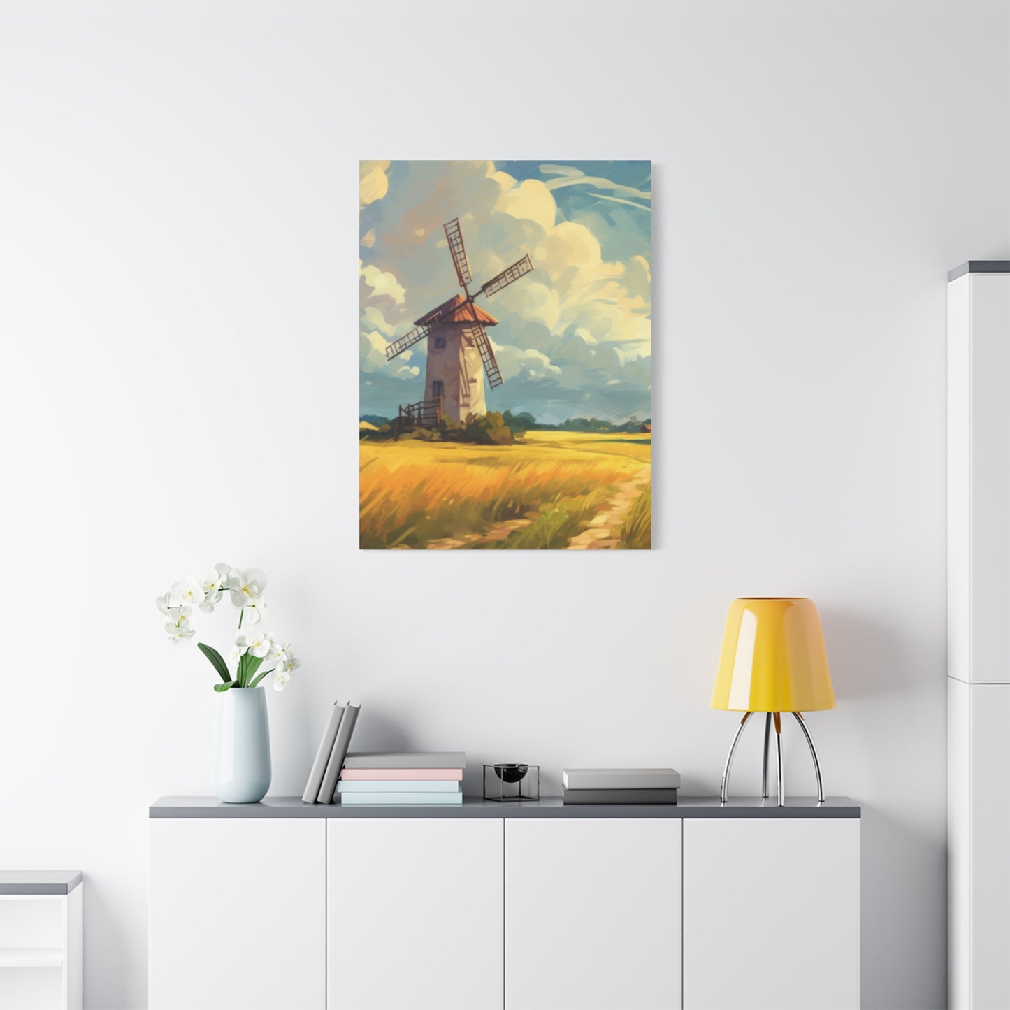 Windmill Countryside Wall Art & Canvas Prints