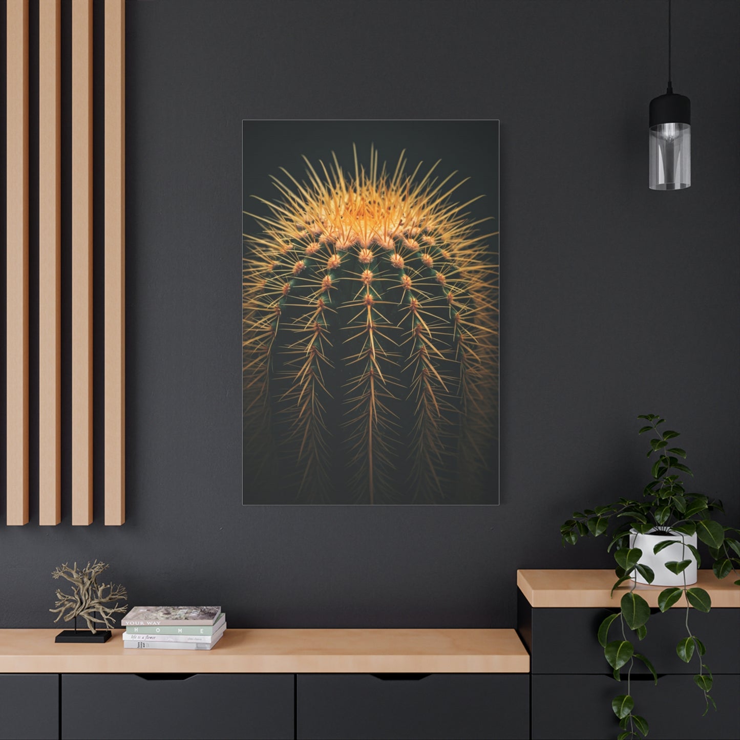 Sunset Crown Cactus Wall Art & Canvas Prints