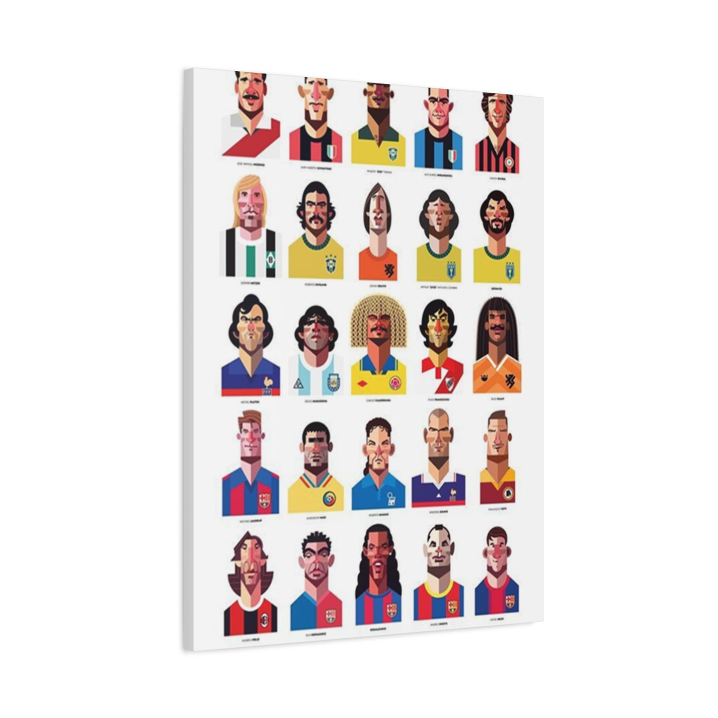 Animated Faces Of Football Wall Art & Canvas Prints