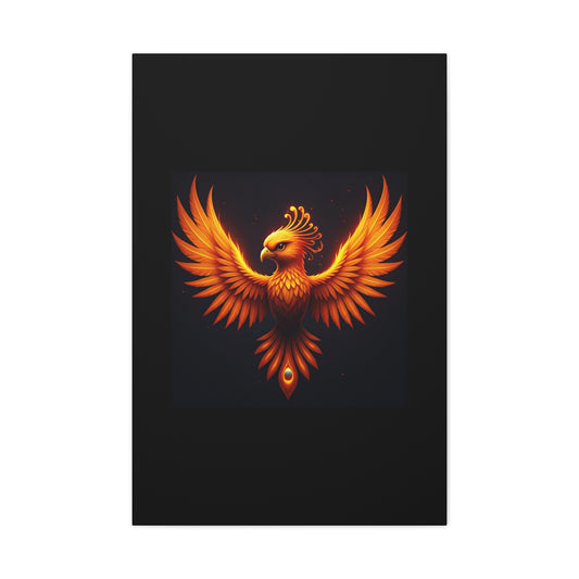 Rising Phoenix Emblem Wall Art & Canvas Print