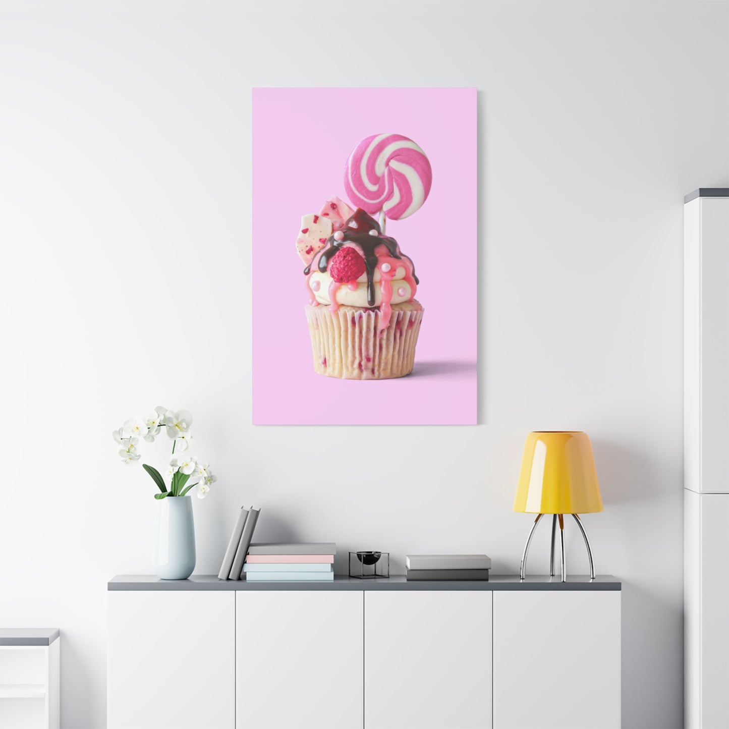 Candy Meadow Cupcake Wall Art & Canvas Prints