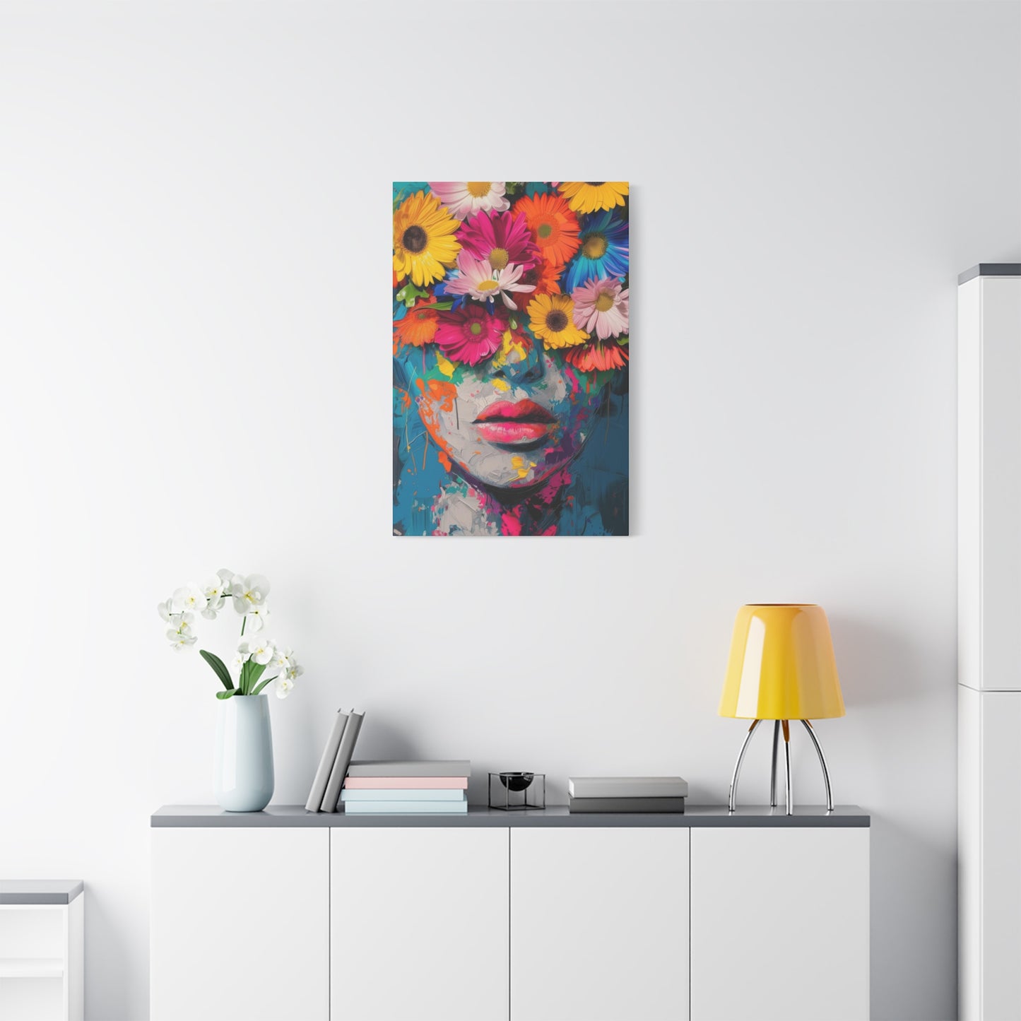 Flower Face Fresh Wall Art & Canvas Prints