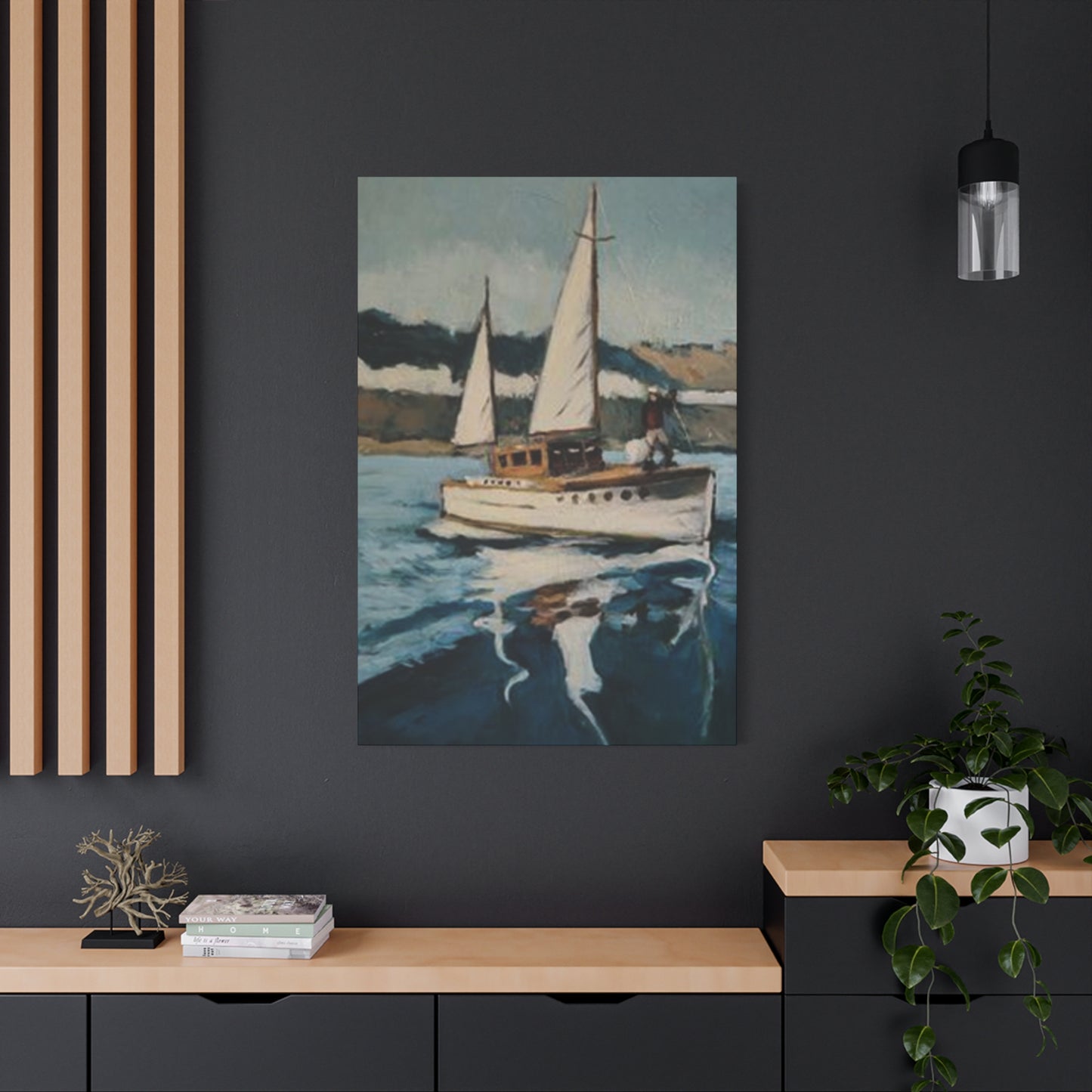 White Sailing Ship Poster Wall Art & Canvas Prints