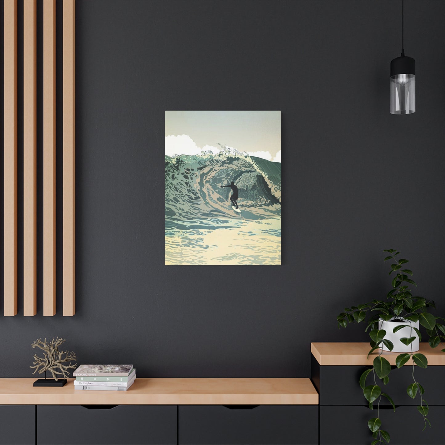 Wave Surfing Wall Art & Canvas Prints