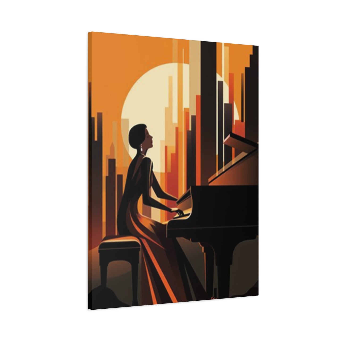 Women Playing Piano Wall Art & Canvas Prints