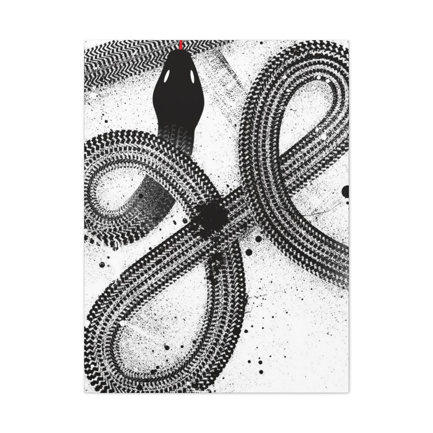 Black & White Snake Wall Art & Canvas Prints