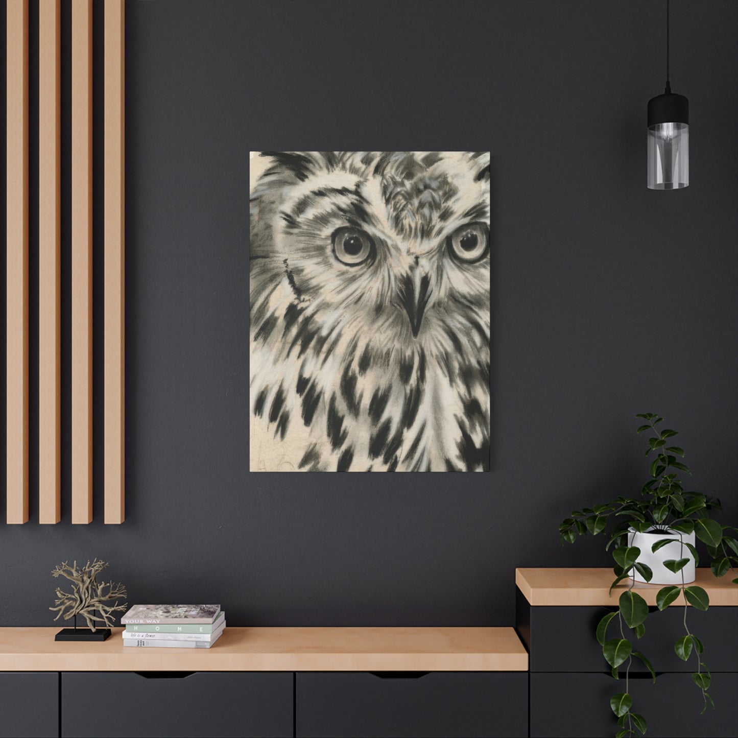 Jennifer Paxton Parker Charcoal Owl Wall Art & Canvas Prints