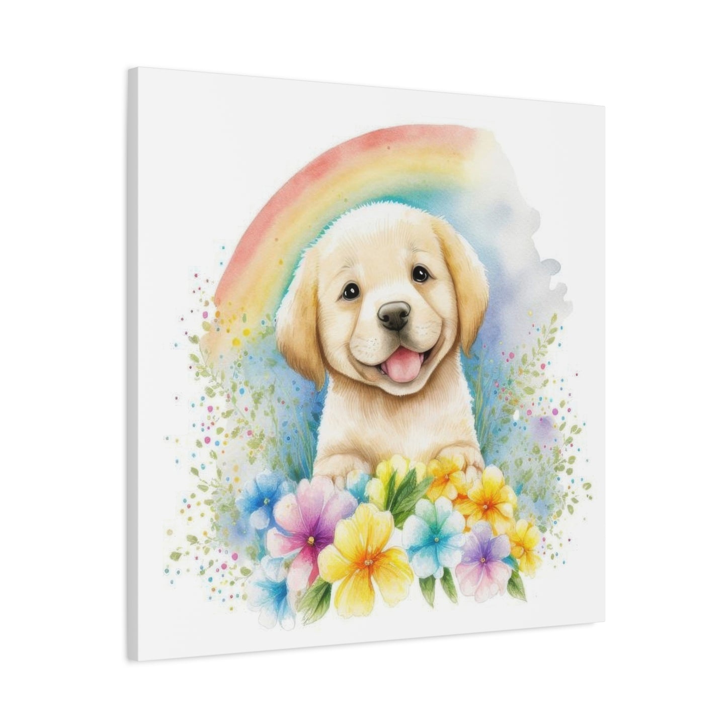 Happy Labrador Puppy Dog Wall Art & Canvas Prints