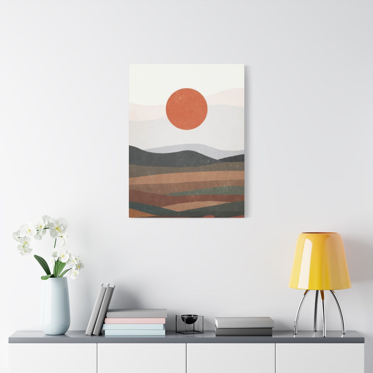 Abstract Landscape Earth Tones Wall Art & Canvas Prints