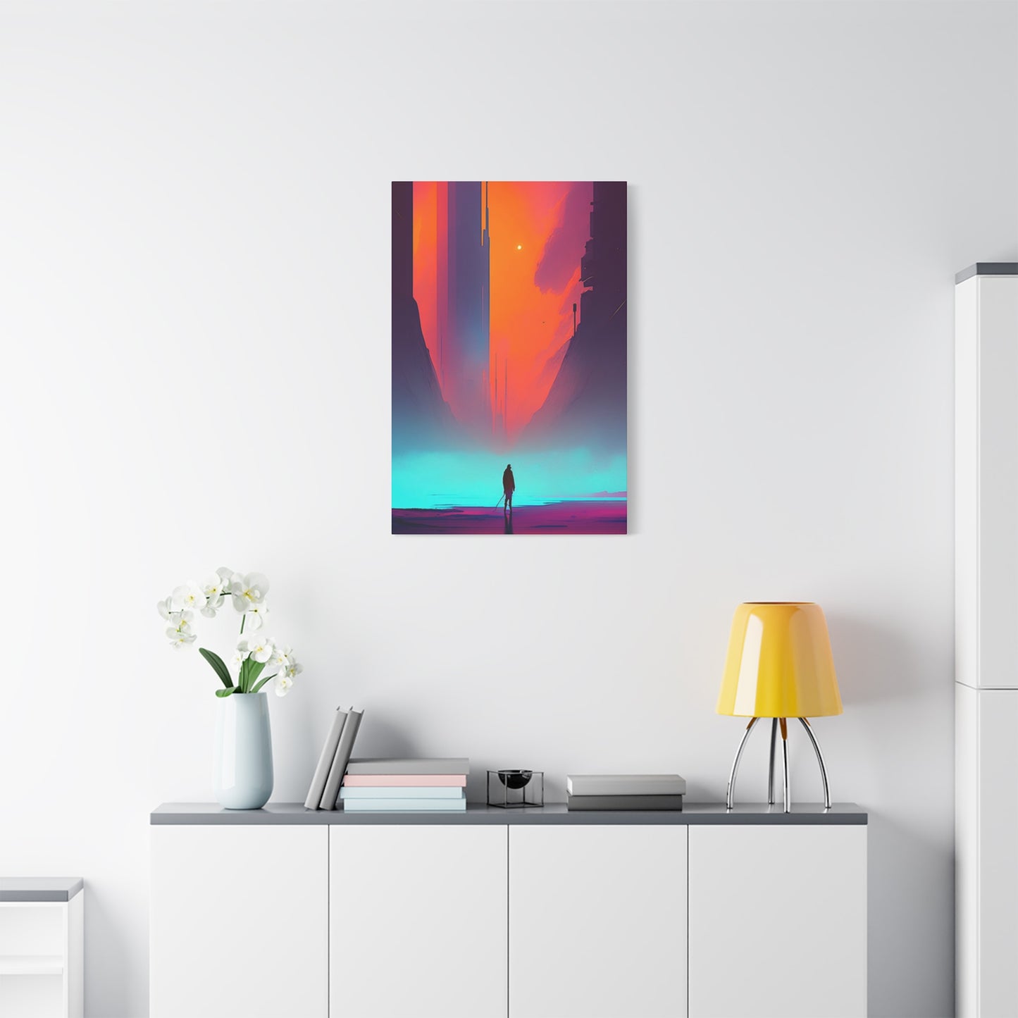 Abstract Alone Jesus Spiritual Christianity Wall Art & Canvas Prints
