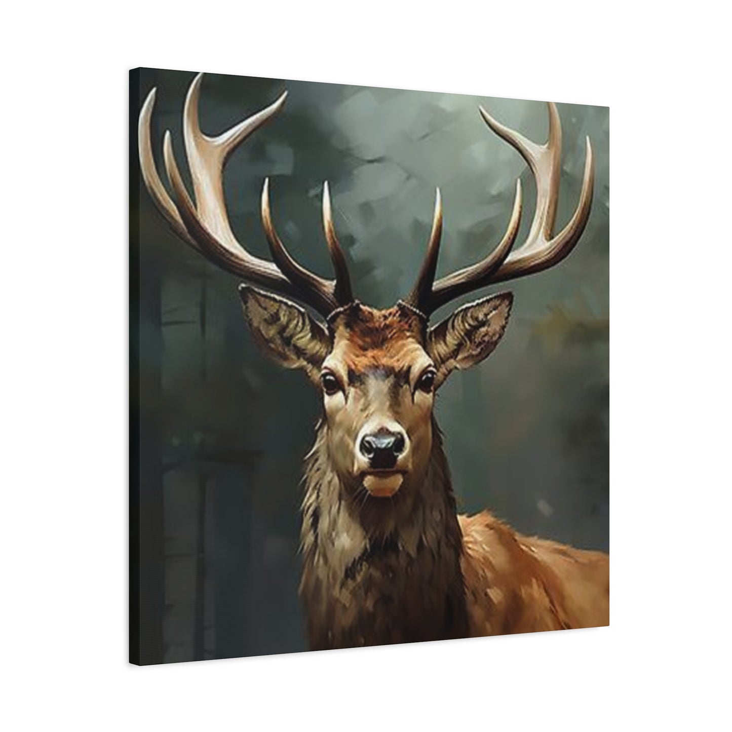 Reindeer Painting Wall Art & Canvas Prints