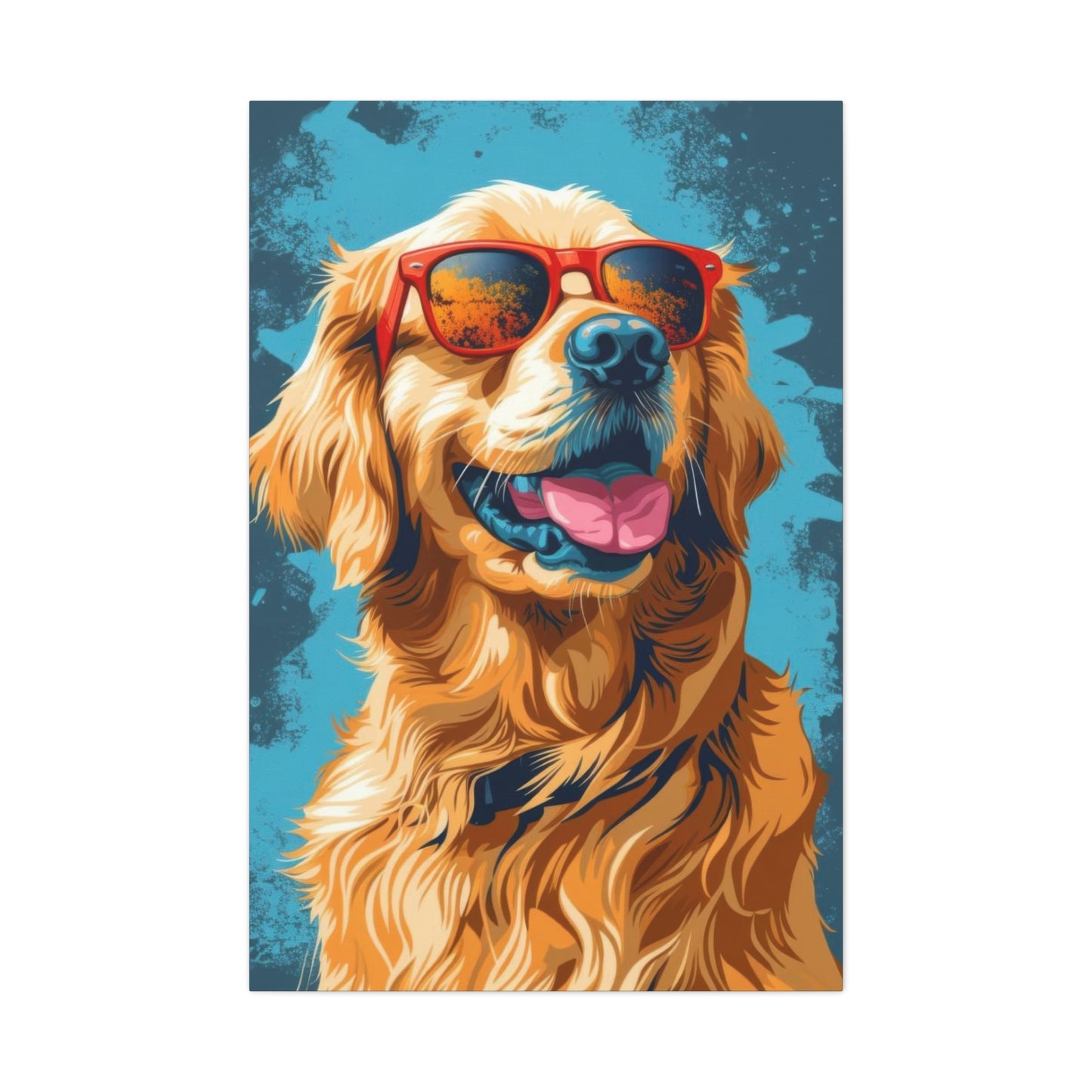 Golden Retriever Sunglasses Wall Art & Canvas Prints