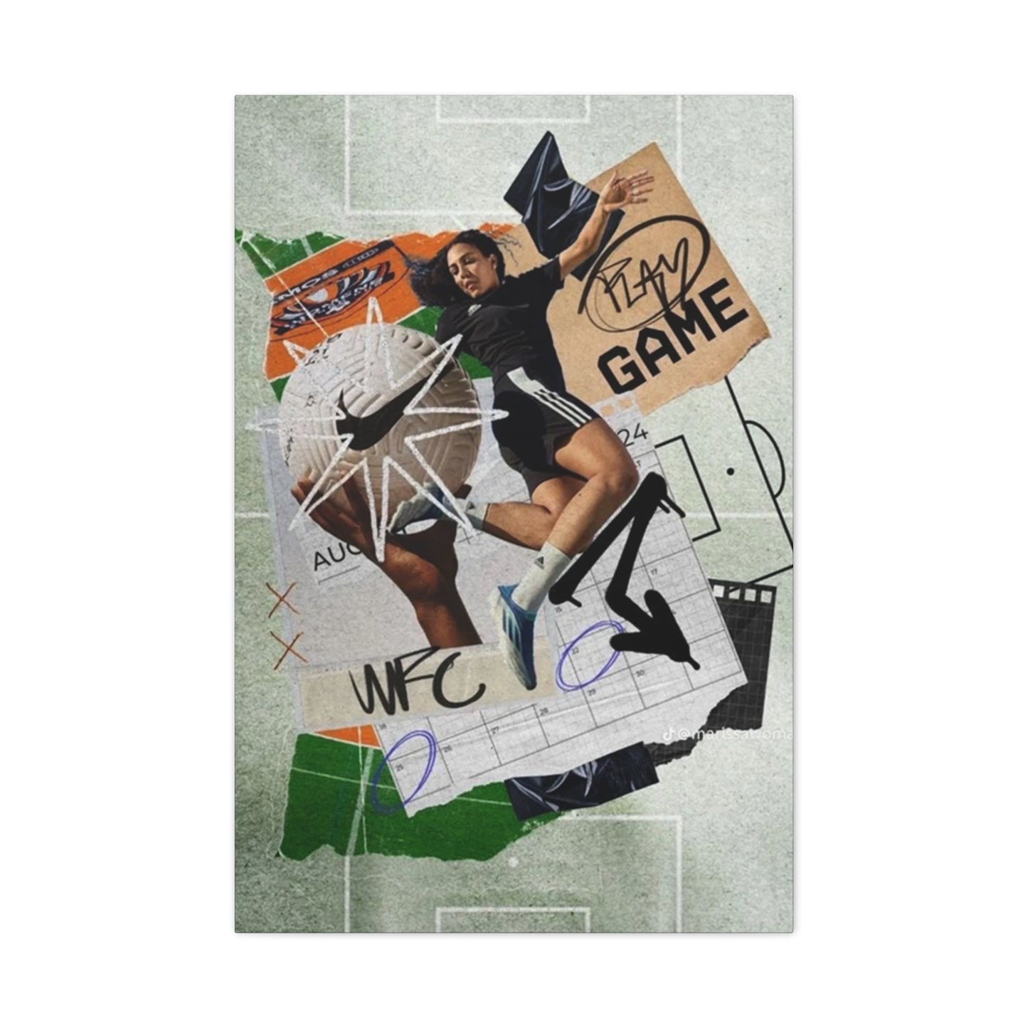 Nike Game Play Poster Wall Art & Canvas Prints