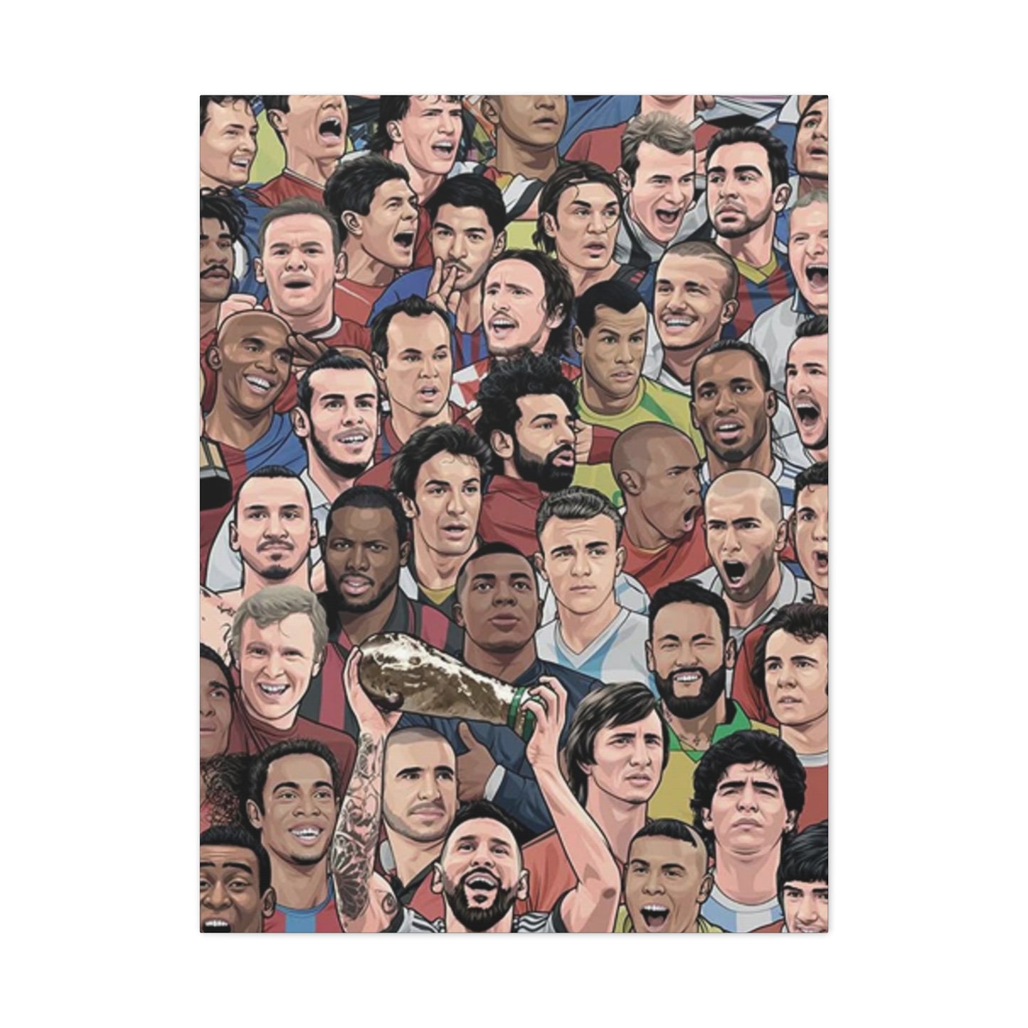 Faces Of Football Wall Art & Canvas Prints