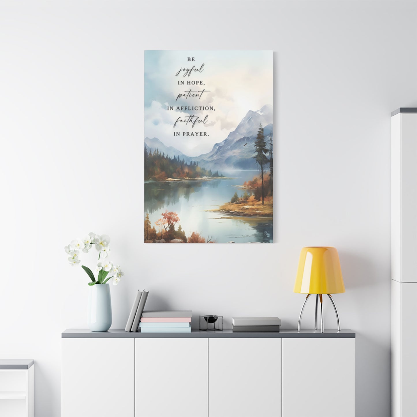 Mountain And Scripture Wall Art & Canvas Prints