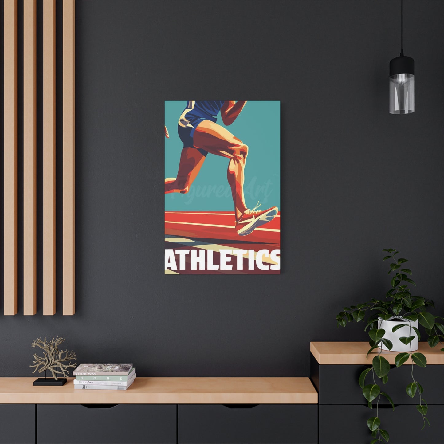 Abstract Athletics Running Wall Art & Canvas Prints