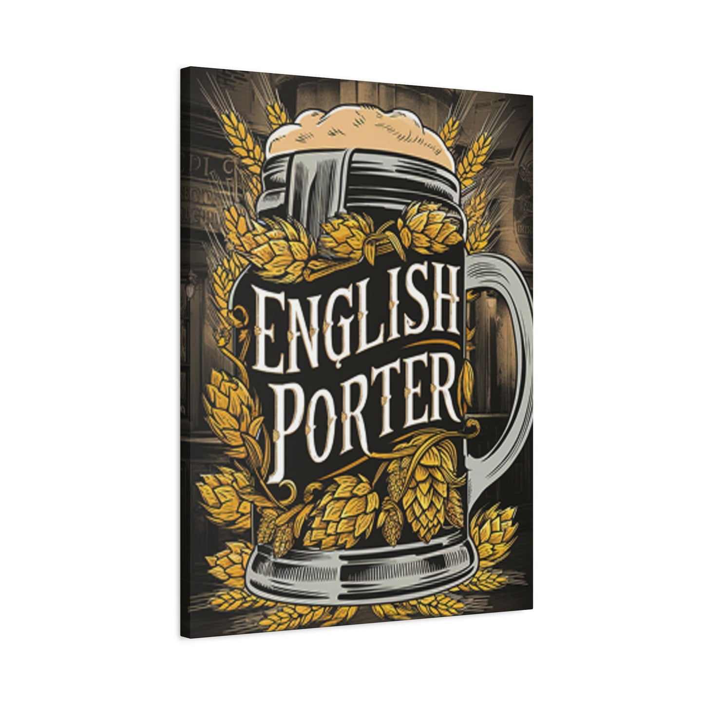 English Porter Whiskey Wall Art & Canvas Prints