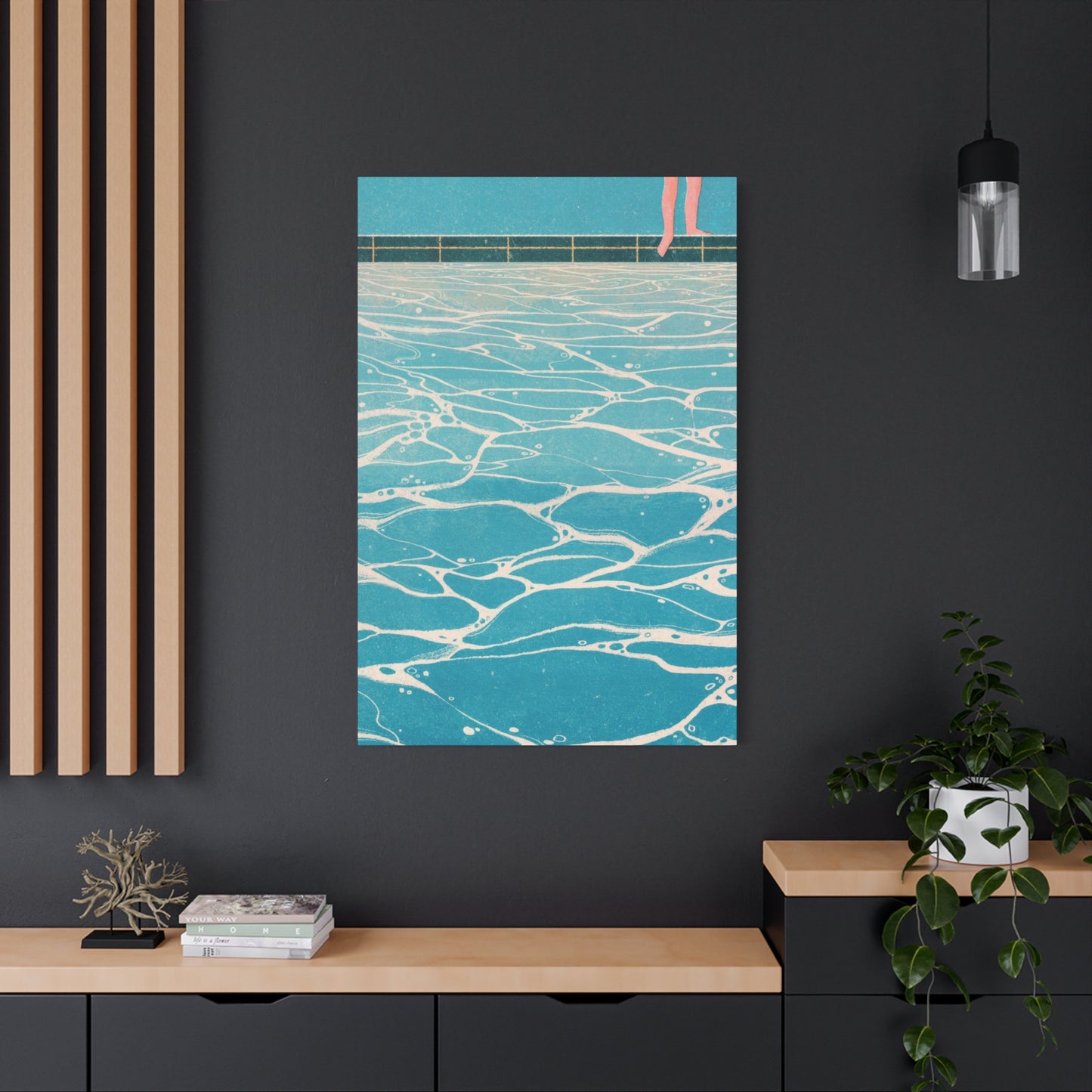 Water Cool Pattern Surface Wall Art & Canvas Prints