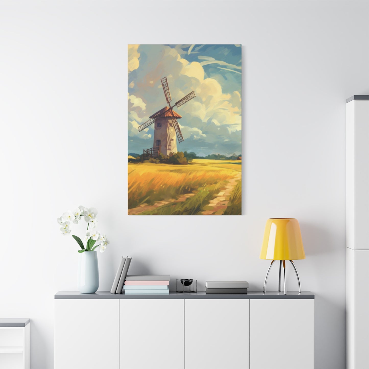 Windmill Countryside Wall Art & Canvas Prints