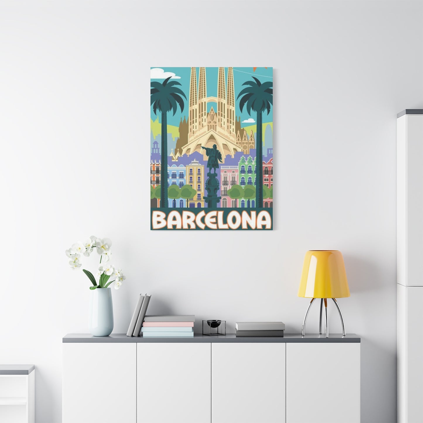 Barcelona City Of Spain Wall Art & Canvas Prints