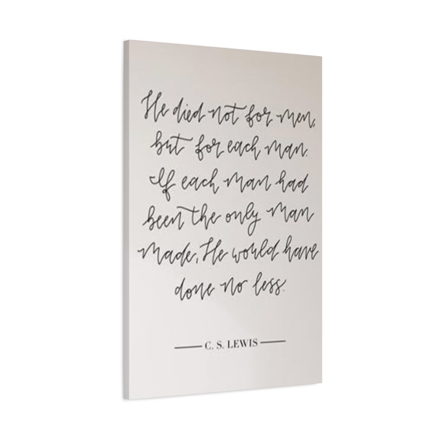 C. S. Lewis Quote Wall Art & Canvas Prints