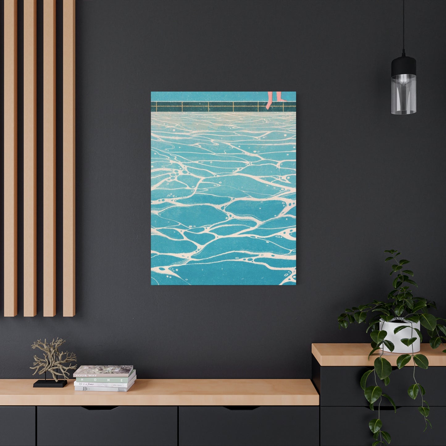 Water Cool Pattern Surface Wall Art & Canvas Prints
