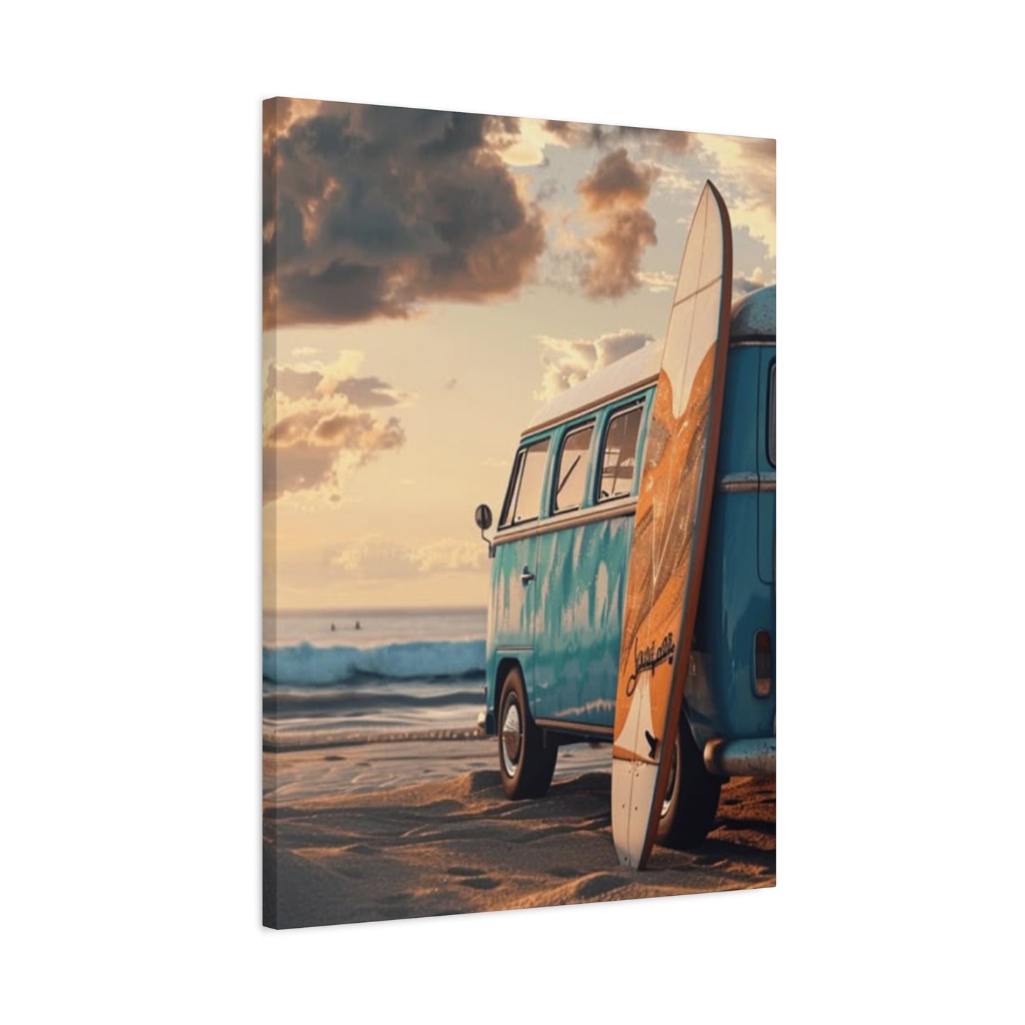 Beach Van And Surfing Wall Art & Canvas Prints