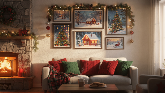 Festive Christmas Wall Art to Brighten Your Home This Season
