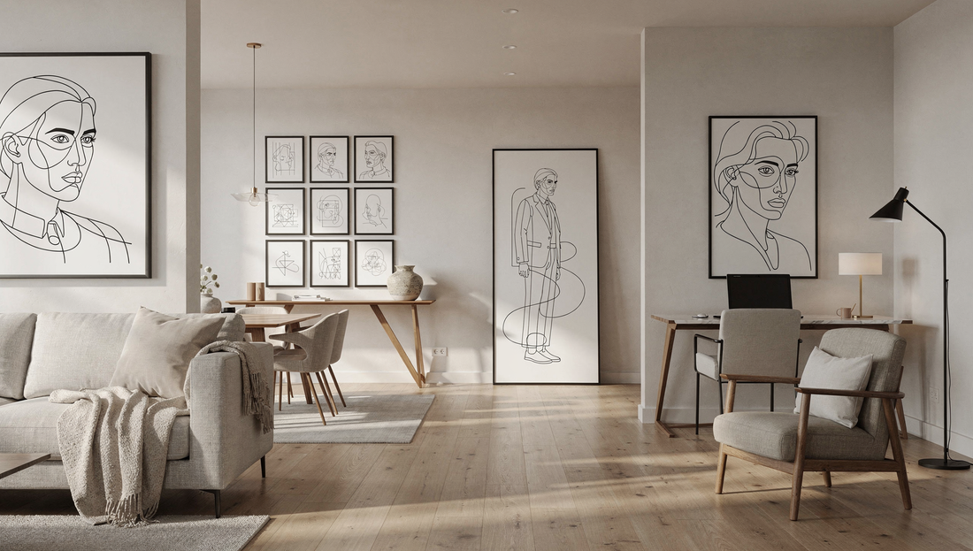 Line Drawing Wall Art: 5 Stylish Ways to Elevate Your Interiors