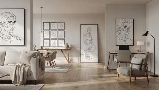 Line Drawing Wall Art: 5 Stylish Ways to Elevate Your Interiors