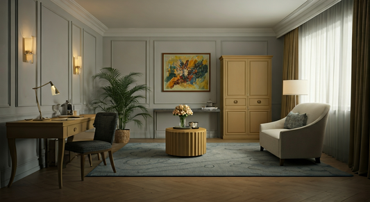The Grand Illusion Make Your Small Hotel Rooms Feel Huge with These Art Hacks