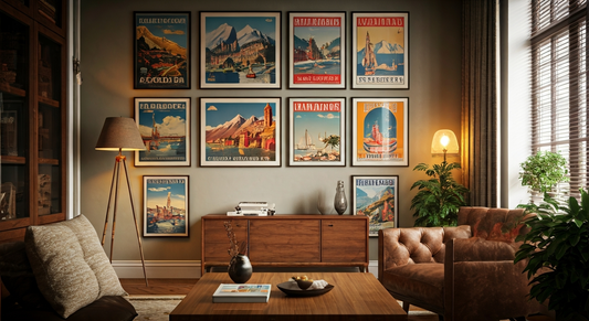 Timeless Wanderlust: Decorating Your Home with Vintage Travel Posters