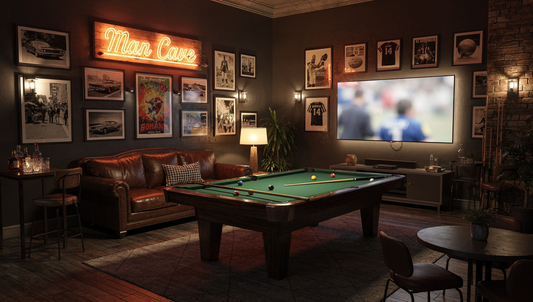 Hardcore Style Meets Comfort: Man Cave Wall Pictures and Decor Ideas That Impress