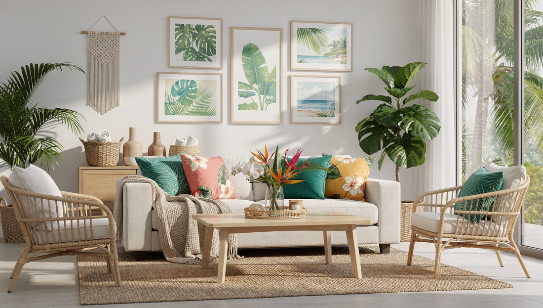 Tropical Home Decor Made Easy: Tips to Turn Any Room into a Bright and Relaxing Retreat