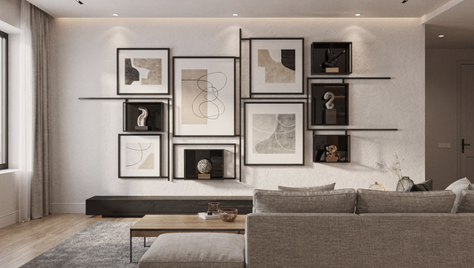 Innovative Black Frame Wall Design Concepts for Contemporary Interior Spaces