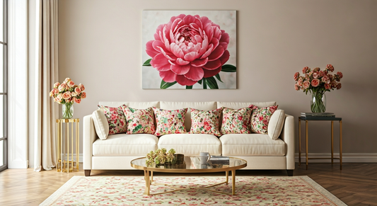 Transform Your Living Room with Gorgeous Floral Print Ideas