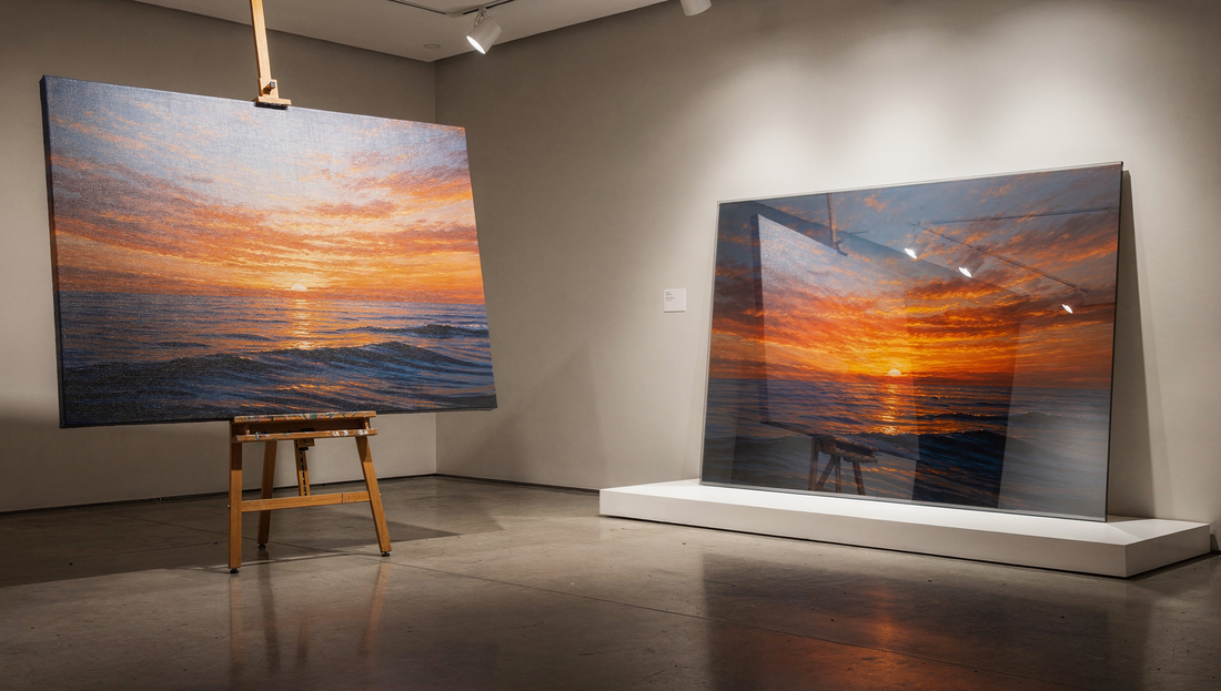 Battle of the Prints: Canvas vs. Glass – Which One Deserves Your Walls?