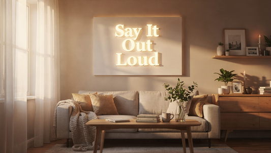 'Say It Out Loud' Affirmations How Canvas Prints Can Turn Your Home into a Positive Vibes Paradise