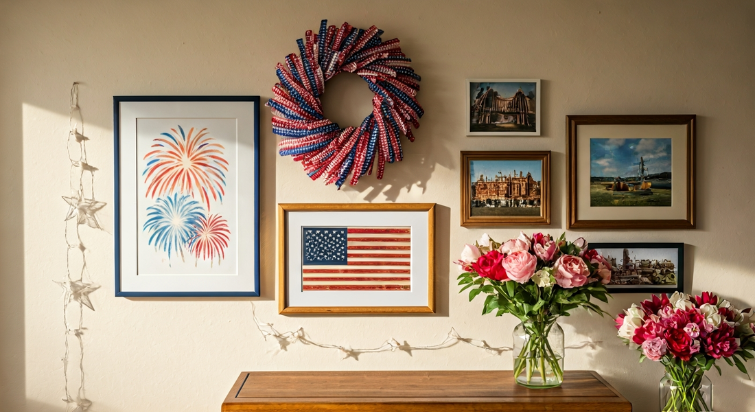 Patriotic Wall Décor Inspiration: Easy and Creative 4th of July Decorating Ideas