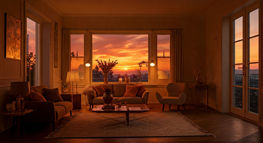 Create a Warm and Inviting Home with Sunset-Inspired Décor at Dusk