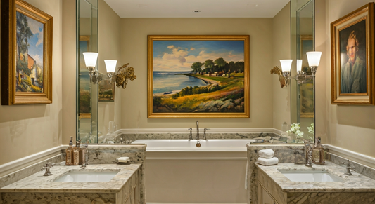 Bathroom Wall Art Inspiration: Stunning Paintings to Refresh Your Space