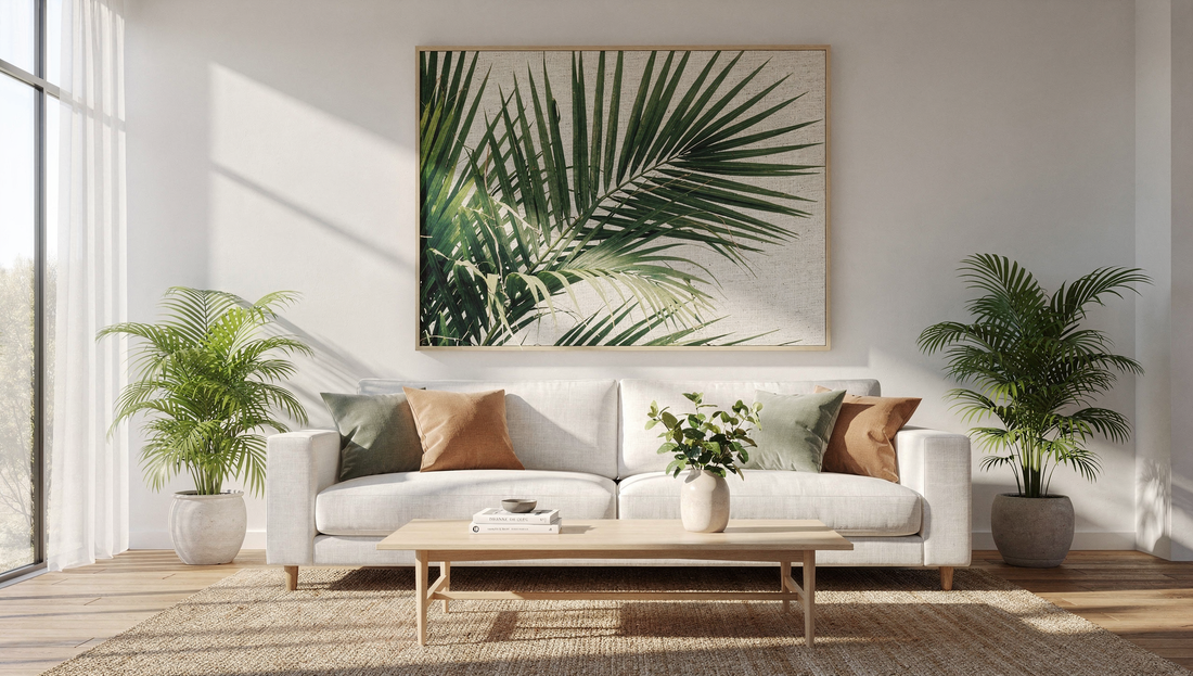 Transform Your Living Spaces with Stunning Palm-Inspired Wall Art for Modern Summer Interior Design