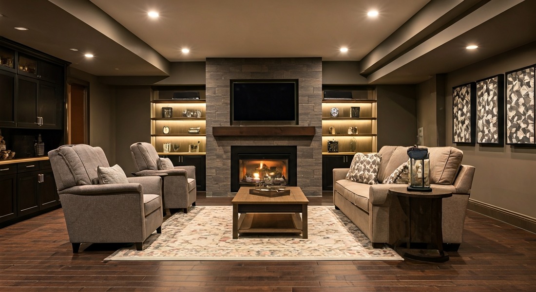 Basement Wall Finishing Ideas to Create a Comfortable and Elegant Space
