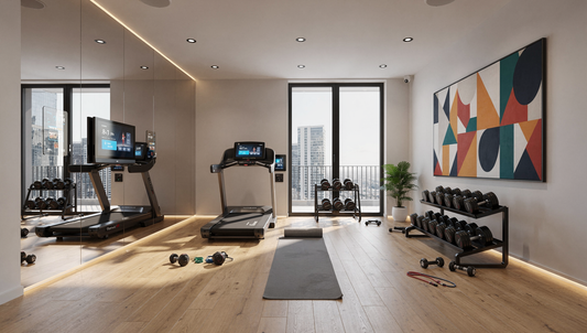 Elevate Your Home Fitness Space with Smart, Stylish Wall Design Ideas