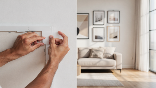 Effortless Ways to Hang Your Wall Art Without Nails and Keep Walls Pristine